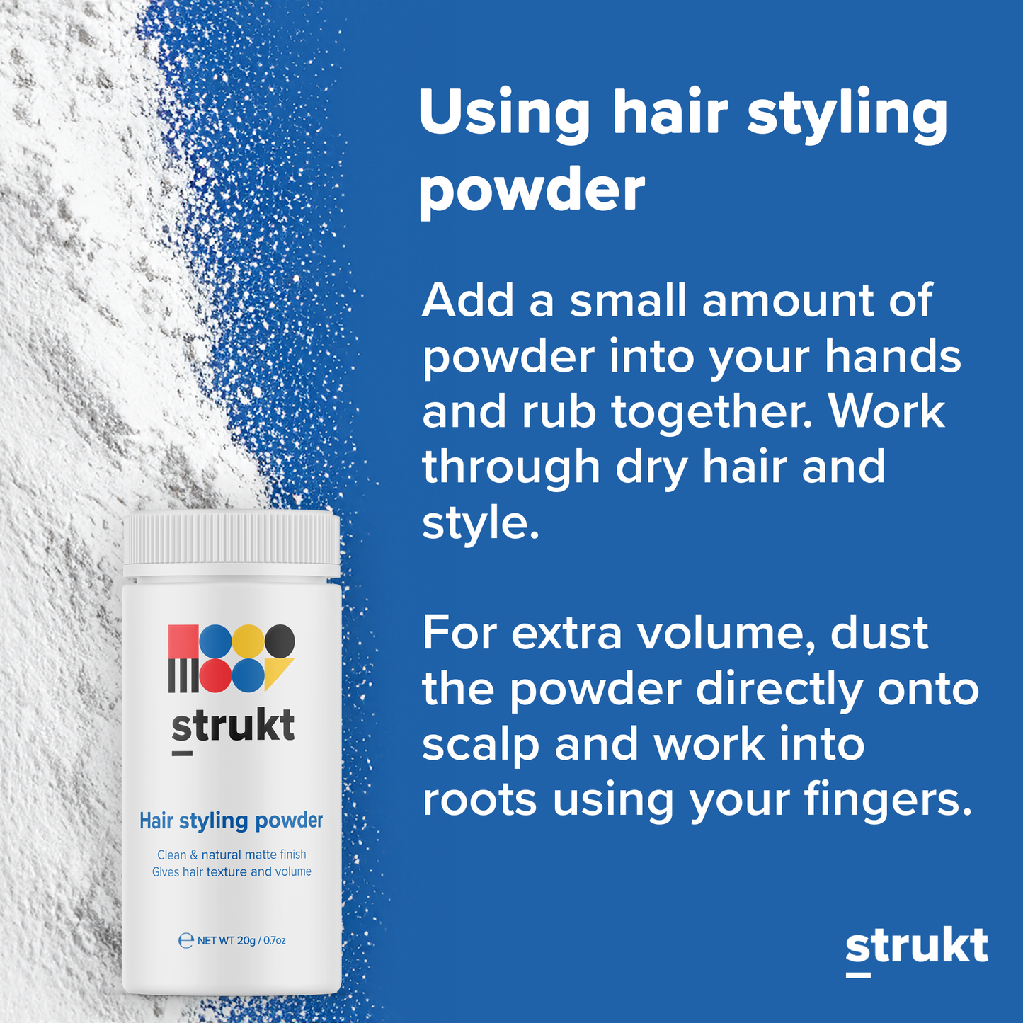 Strukt Hair Styling Powder 20g